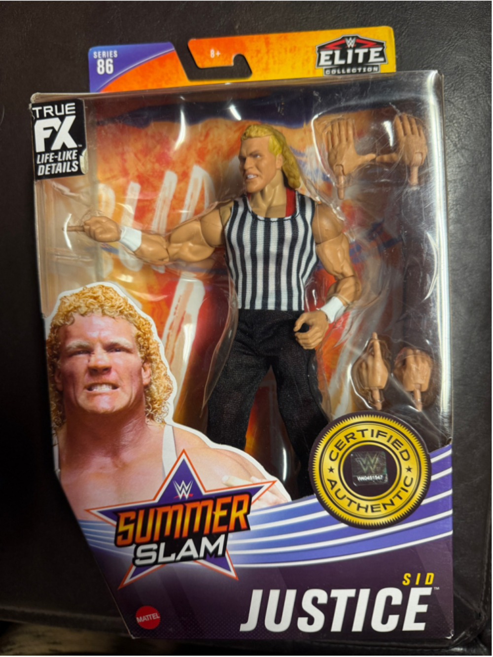 Mattel WWE Sid Justice Elite Collection Series 86 Summer Slam Action Figure